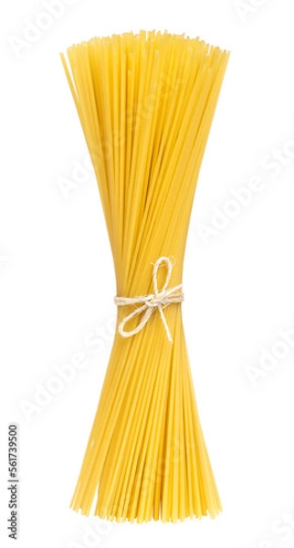 Fototapeta Spaghetti pasta isolated on transparent background. PNG format	

