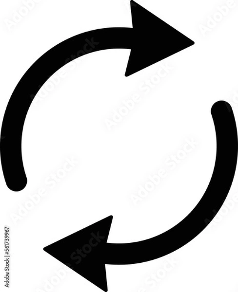 Fototapeta サイクル　アイコン　矢印
