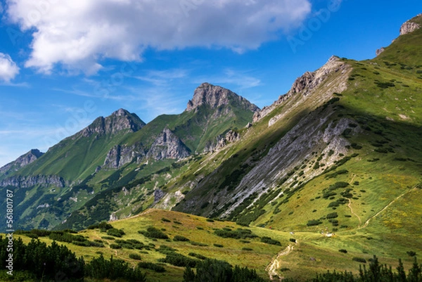 Fototapeta Tatry Bielskie Słowacja, Kopské sedlo