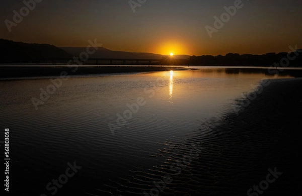 Obraz Kleinbrak River at sunset