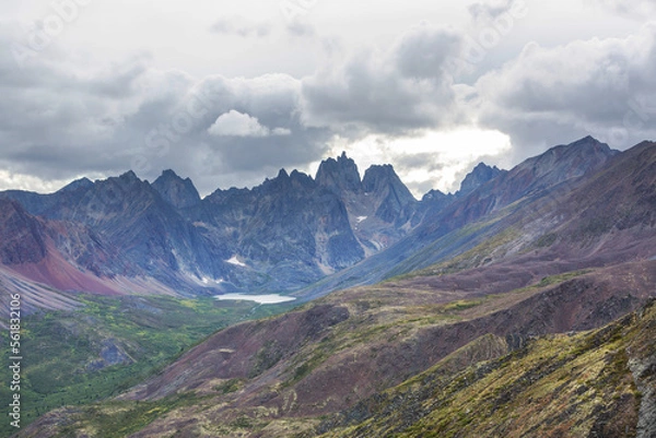 Obraz Mountains in tundra