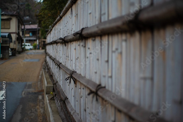 Obraz 立子の竹垣