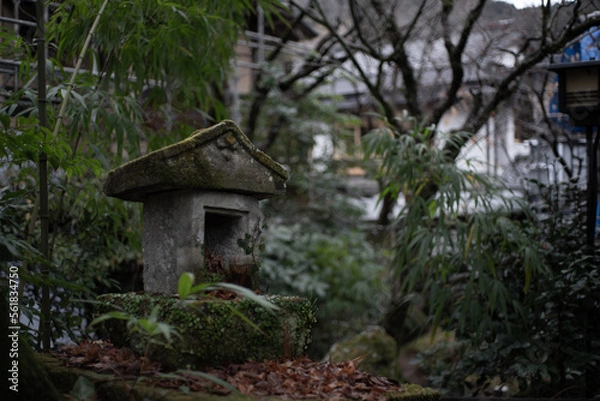 Obraz 修善寺　小径の社