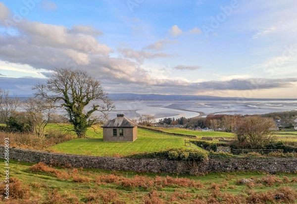 Fototapeta barn in the field