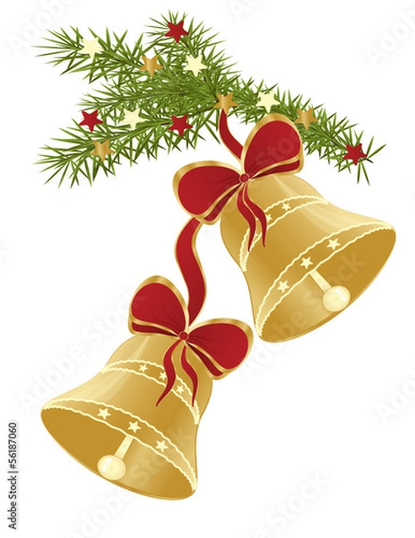 Fototapeta Weihnachtsglöckchen