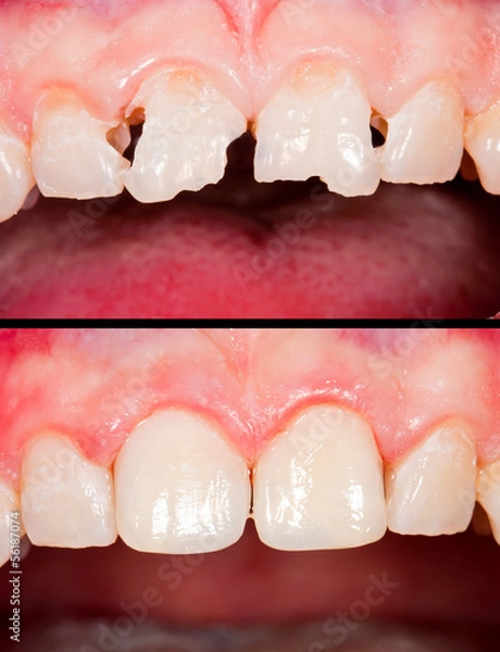 Obraz Before and after