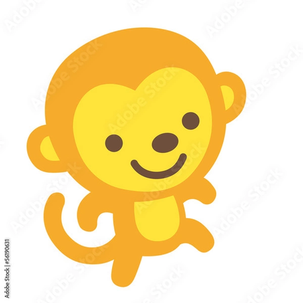 Fototapeta おどけるサル