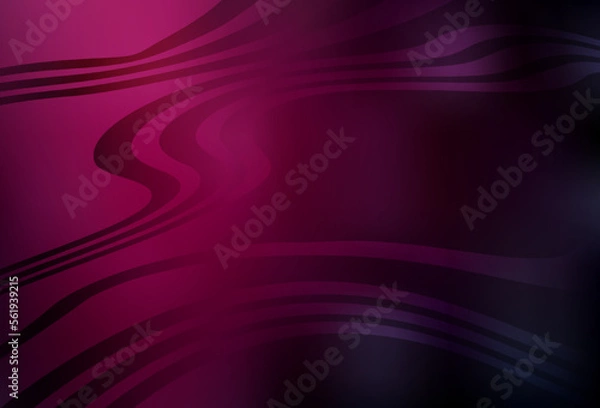 Fototapeta Dark Pink vector abstract blurred layout.