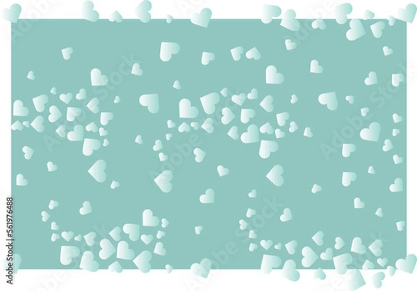 Fototapeta gradient heart pattern
