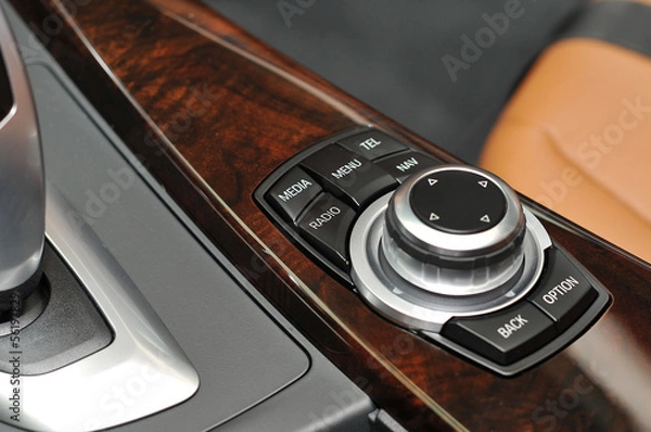 Obraz bmw menü kontrol