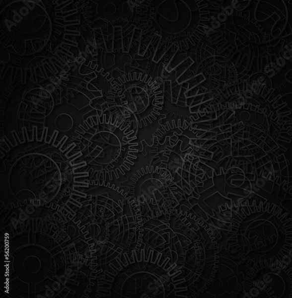 Obraz gears pattern