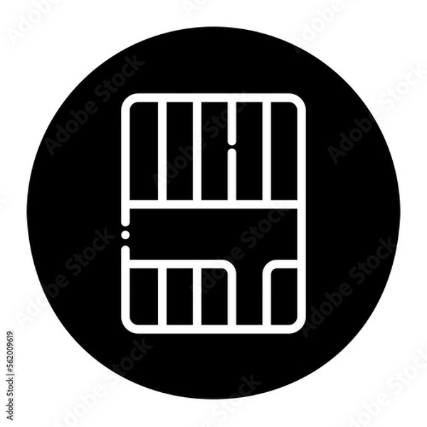 Fototapeta chip icon