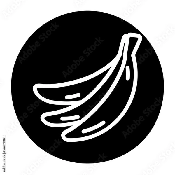 Fototapeta banana icon