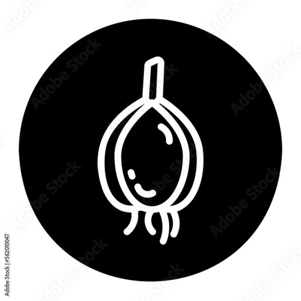 Fototapeta garlic icon