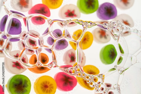 Fototapeta 水と油の造形