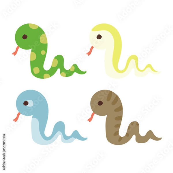 Fototapeta ヘビの全身