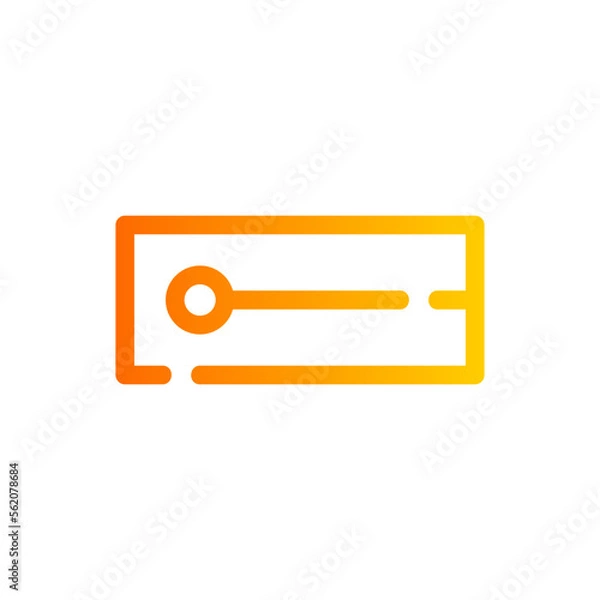 Fototapeta cap gradient icon