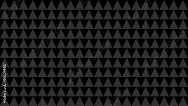 Fototapeta Black triangle seamless geometric pattern