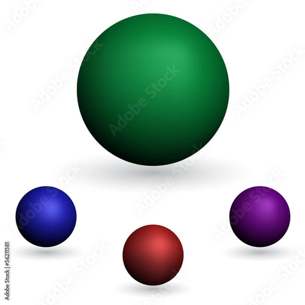 Obraz Ball isolated on a White background