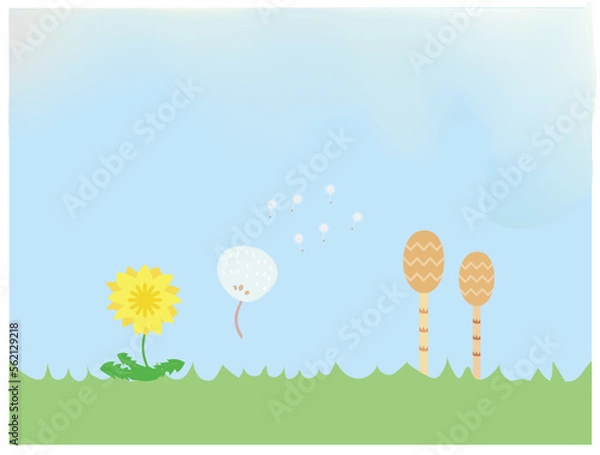 Obraz たんぽぽと綿毛のイラスト素材です。
ご依頼は随時受付中です