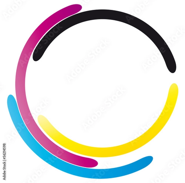 Obraz Druckerei,  drucken, offset druck - offset - CMYK - Logo