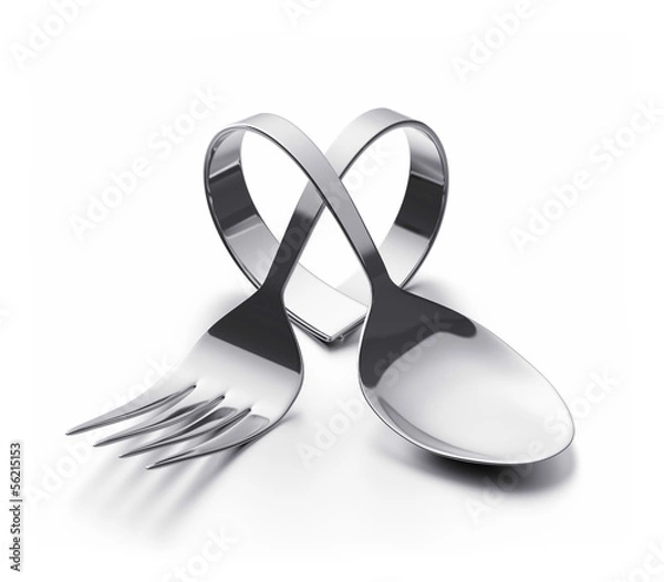 Obraz Cutlery  heart