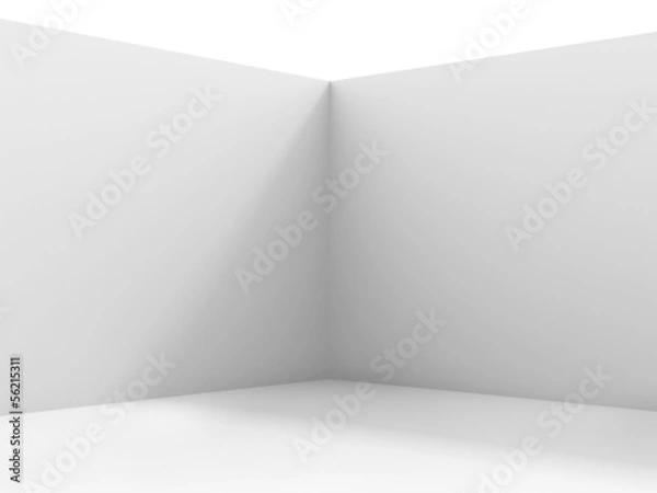 Fototapeta Empty corner in the room