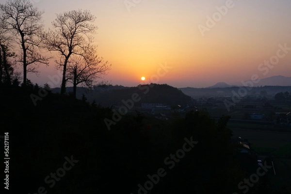 Fototapeta 朝日を待つ