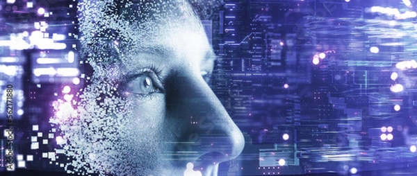 Obraz Virtuelle künstliche Intelligenz