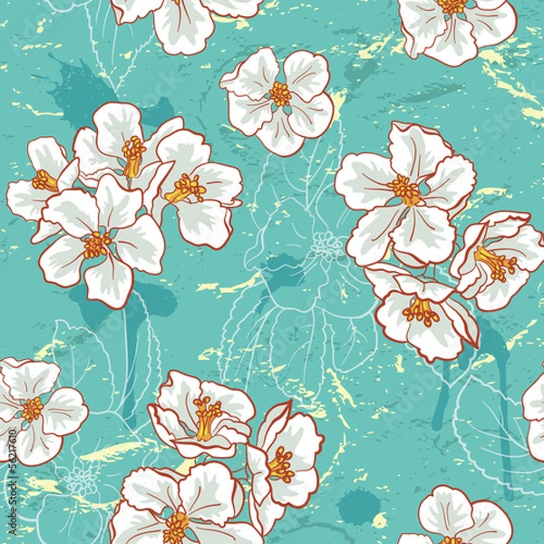 Obraz Apple Flower Pattern.