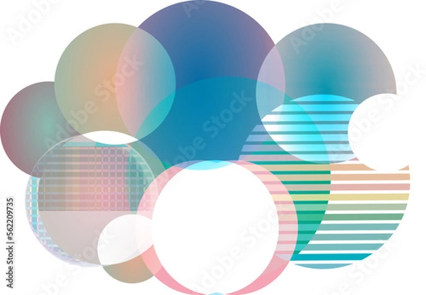 Obraz Abstract Bubble Cloud 