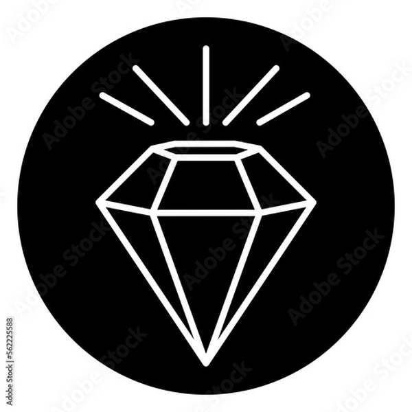 Fototapeta  diamond icon