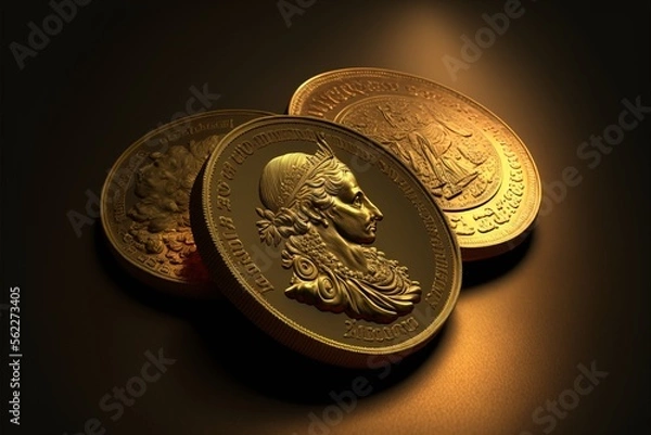 Obraz Tas de pièces d'or