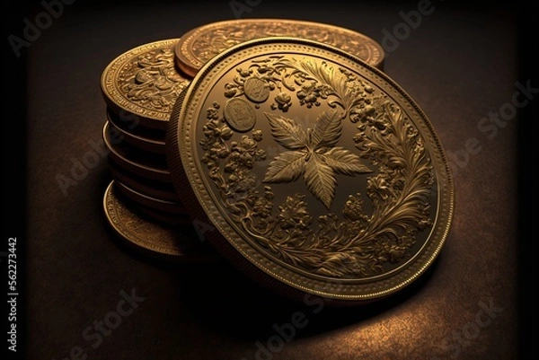 Obraz Tas de pièces d'or