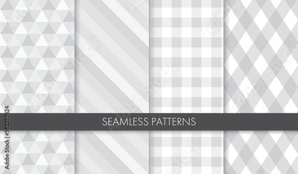 Fototapeta シームレスなパターンのセット