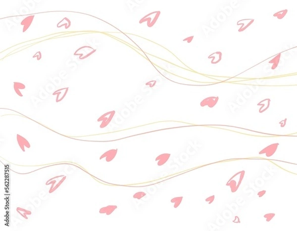 Fototapeta 春のリズム　桜と風と