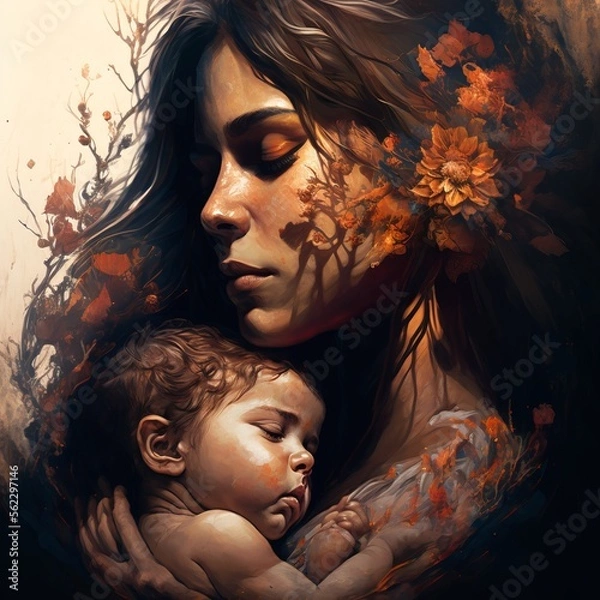 Fototapeta mother (generative AI) 