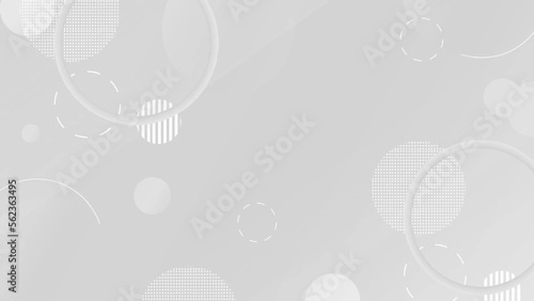 Obraz Abstract white light and shade creative background. Vector illustration.