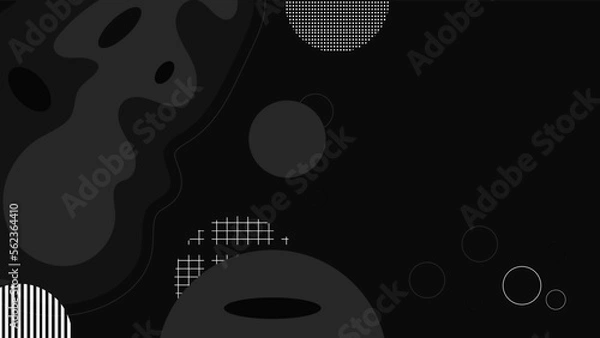 Fototapeta black tech abstract ,background polygon elegant background and banner business product present and game background