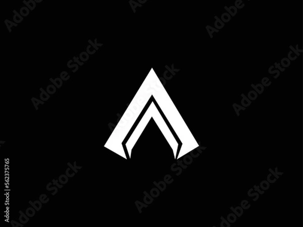 Obraz initial letter AA logo vector concept