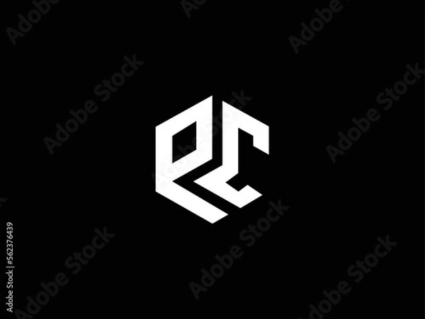 Obraz initial letter PE EP logo vector concept
