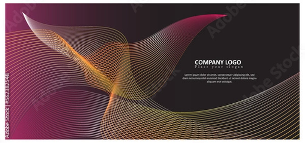 Fototapeta Vector abstract background design and backdrop design 