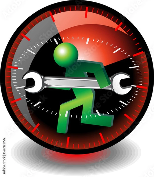 Fototapeta technical support button