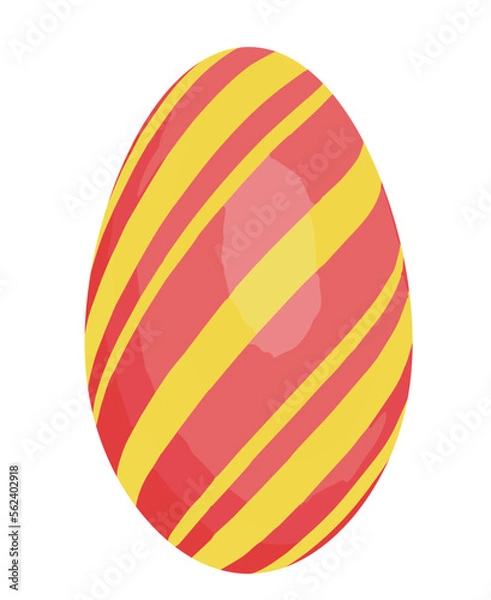 Obraz 立体感のあるイースターエッグのイラスト素材