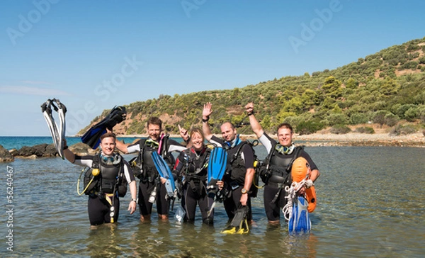 Obraz Scuba Diver Course