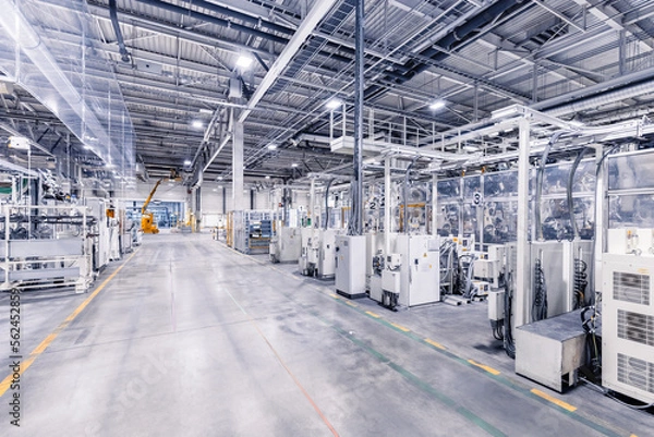 Obraz plant interior as industrial background