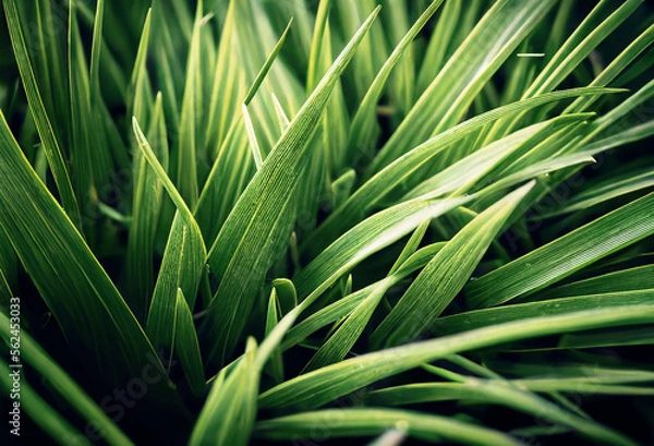 Fototapeta green grass close up