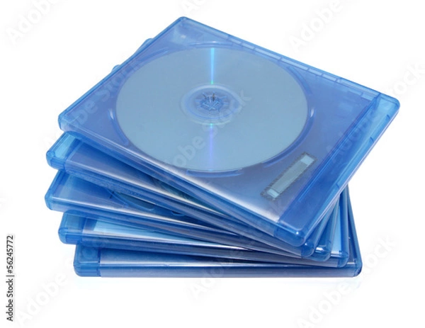 Obraz Stacked Blu-ray Cases