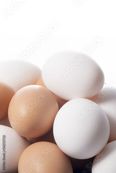 Fototapeta 積み上げた複数の卵