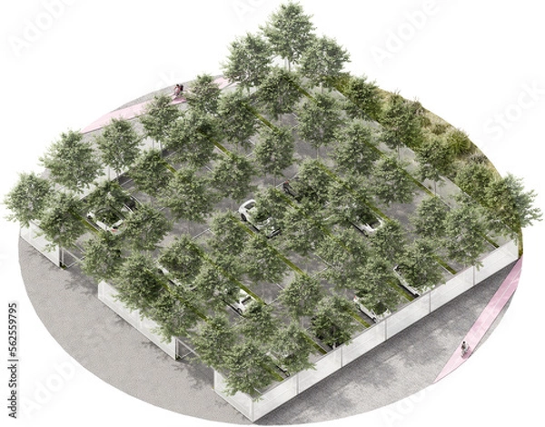 Obraz sustainable parking